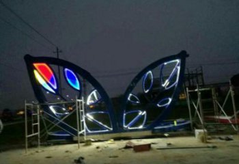 燈光樹葉雕塑廠家，中式工藝，燈光樹葉雕塑精選