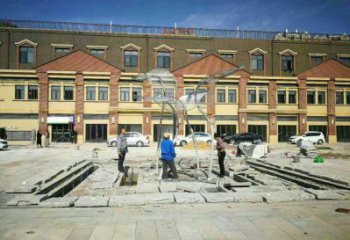 燈光樹葉雕塑制造，露天雕塑，燈光樹葉雕塑選用