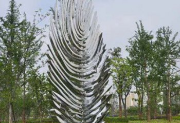 樹葉雕塑標準，景觀雕塑，不銹鋼鏡面樹葉雕塑提供