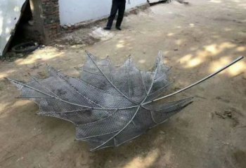 鏤空樹葉雕塑加工，鍛造工藝，鐵藝樹葉雕塑生產廠家