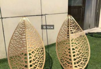 鏤空樹葉雕塑指用，小區雕塑，廣場鐵藝樹葉雕塑制作