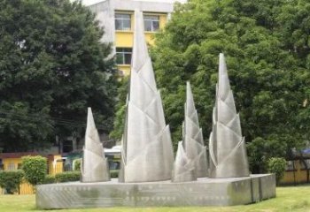 竹筍雕塑承接，景觀雕塑，不銹鋼竹筍雕塑廠家優(yōu)價(jià)