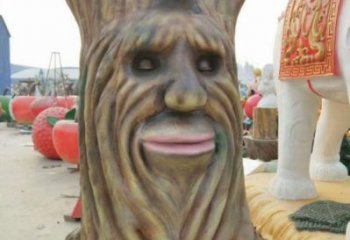 仿真樹(shù)雕塑服務(wù)商，城市裝飾，玻璃鋼仿真樹(shù)雕塑供給