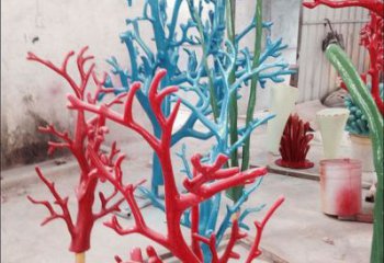 仿真樹(shù)雕塑制作，廣場(chǎng)雕塑，玻璃鋼仿真樹(shù)雕塑提供