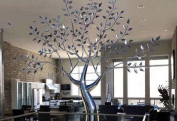 風(fēng)鈴樹雕塑優(yōu)價，小區(qū)擺件，不銹鋼風(fēng)鈴樹雕塑精選