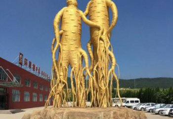 大型人參雕塑標(biāo)準(zhǔn)，街頭藝術(shù)，廣場(chǎng)人參樹雕塑通用