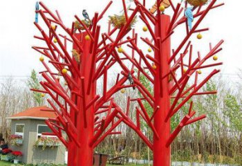 樹干雕塑精選,廣場雕塑,不銹鋼樹干雕塑定做