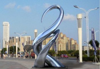 樹芽雕塑優選，美陳雕塑，不銹鋼樹芽雕塑精品