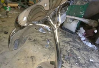 四葉草雕塑精選，景區雕塑，不銹鋼四葉草雕塑工程