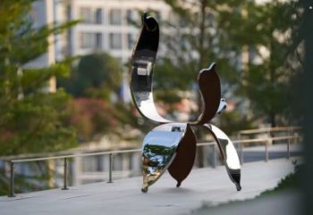 四葉草雕塑精選，校園雕塑，不銹鋼四葉草雕塑訂做