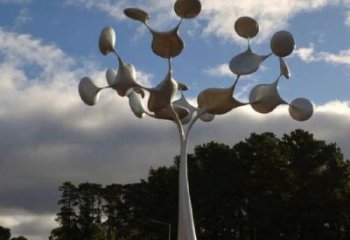 發(fā)財(cái)樹雕塑訂做，多彩藝術(shù)，不銹鋼發(fā)財(cái)樹雕塑制造