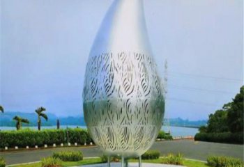 水滴雕塑承接，鍛造工藝，不銹鋼水滴雕塑訂做