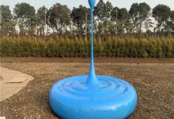 水滴雕塑工廠標(biāo)準(zhǔn)，多彩藝術(shù)，景觀烤漆水滴雕塑供應(yīng)