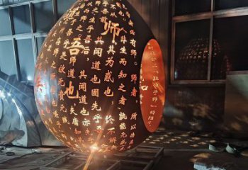 水滴雕塑選定，美陳雕塑，現代鏤空水滴雕塑優選