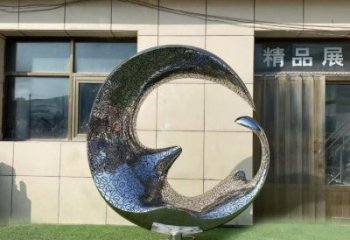 酒店水滴雕塑，鍍金歐式雕塑，仿古擺件