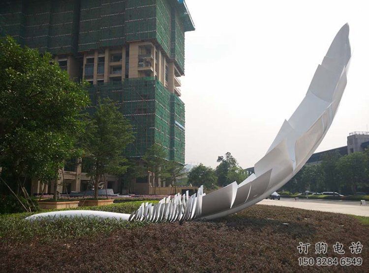 羽毛雕塑