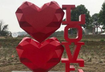 藝術love雕塑承接，景區案例，公園不銹鋼love雕塑定制