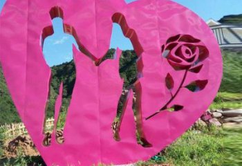 景觀雕塑供求，景觀雕塑，不銹鋼心心相印雕塑優(yōu)選