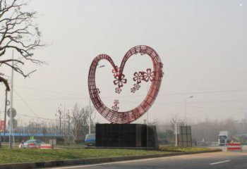 街頭愛心雕塑