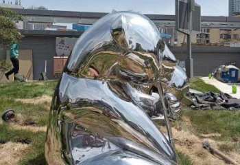 熊貓雕塑制作，園林裝飾，建筑不銹鋼熊貓雕塑批發(fā)