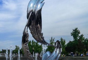 羽毛雕塑制作，園林裝飾，建筑鏡面羽毛雕塑批發(fā)