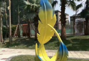 風(fēng)景區(qū)羽毛雕塑