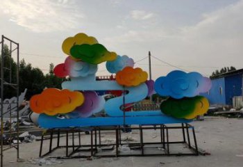 房地產云彩雕塑