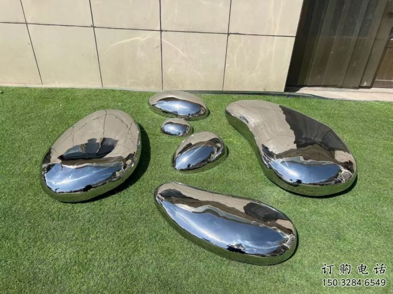 售樓部景觀雕塑，噴砂景觀石雕塑，烤漆題材