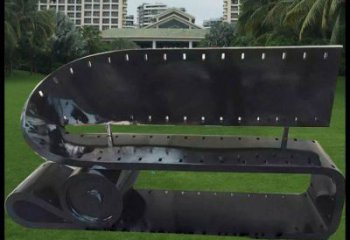 大型膠卷坐凳雕塑