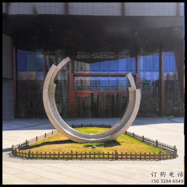 月亮船雕塑定制，歐式風格，不銹鋼月亮船雕塑供給