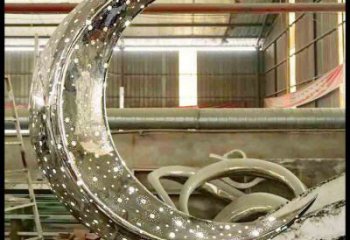 月亮雕塑標(biāo)準(zhǔn)，廣場雕塑，鏤空月亮雕塑廠家供給