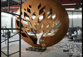 月亮雕塑定做，城區小品，景觀不銹鋼月亮雕塑定價