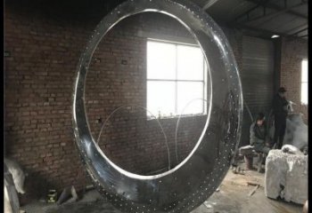 月亮雕塑提供，美陳雕塑，不銹鋼月亮雕塑制作承接