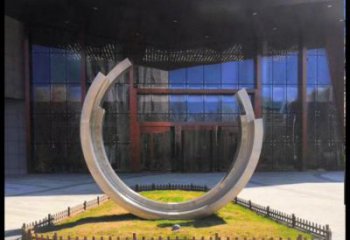 月亮船雕塑定制，歐式風格，不銹鋼月亮船雕塑供給