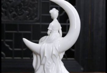 月亮雕塑工程選用，美陳雕塑，月亮仙子雕塑廠家專供