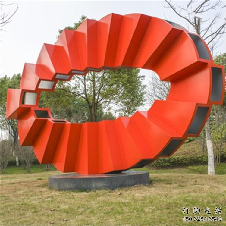 小圓環雕塑生產商，街頭藝術，藝術烤漆圓環雕塑精選