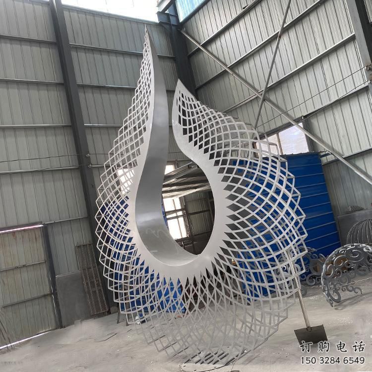 鏤空圓環雕塑供應，城市裝飾，鏤空圓環雕塑優選