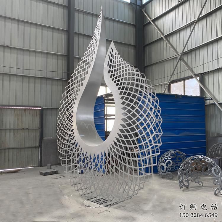 小圓環雕塑訂做，校園雕塑，鏤空圓環雕塑廠家