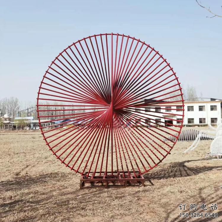 圓環雕塑定價，拉絲工藝，鏤空圓環雕塑制作廠家