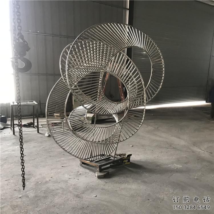 圓環(huán)方案供應(yīng)，圓雕體系，鏤空?qǐng)A環(huán)雕塑制作展品