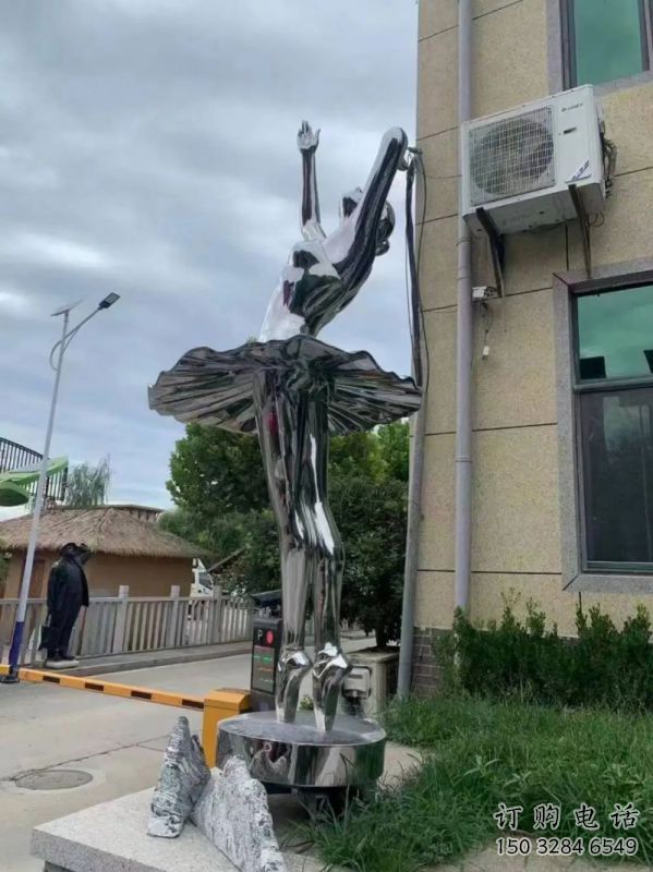 舞者雕塑制作優選，戶外雕塑，軟裝圓環舞者雕塑優選