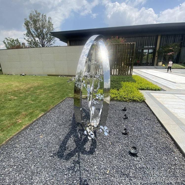 圓環(huán)樹雕塑標(biāo)準(zhǔn)，戶外雕塑，不銹鋼圓環(huán)樹雕塑選定