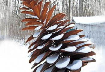 現(xiàn)代花環(huán)雕塑