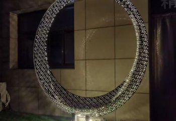 圓環(huán)雕塑生產(chǎn)，透雕系列，別墅燈光圓環(huán)雕塑生產(chǎn)商