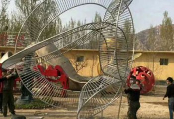 雕塑圓環(huán)精選，中式工藝，烤漆圓環(huán)雕塑供給