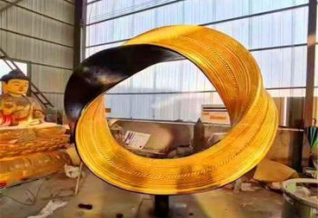 圓環雕塑供給，景區雕塑，民俗烤漆圓環雕塑優選