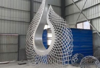 小圓環(huán)雕塑訂做，校園雕塑，鏤空圓環(huán)雕塑廠家