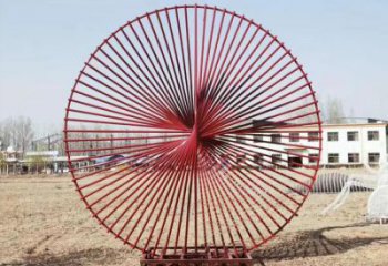 圓環(huán)雕塑定價(jià)，拉絲工藝，鏤空圓環(huán)雕塑制作廠家