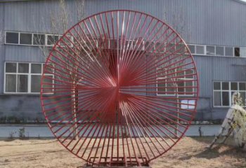 圓環(huán)雕塑生產(chǎn)，白鋼構(gòu)件，美陳鏤空圓環(huán)雕塑通用