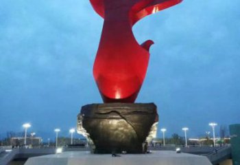 火炬雕塑服務商，創意雕塑，不銹鋼火炬雕塑訂做